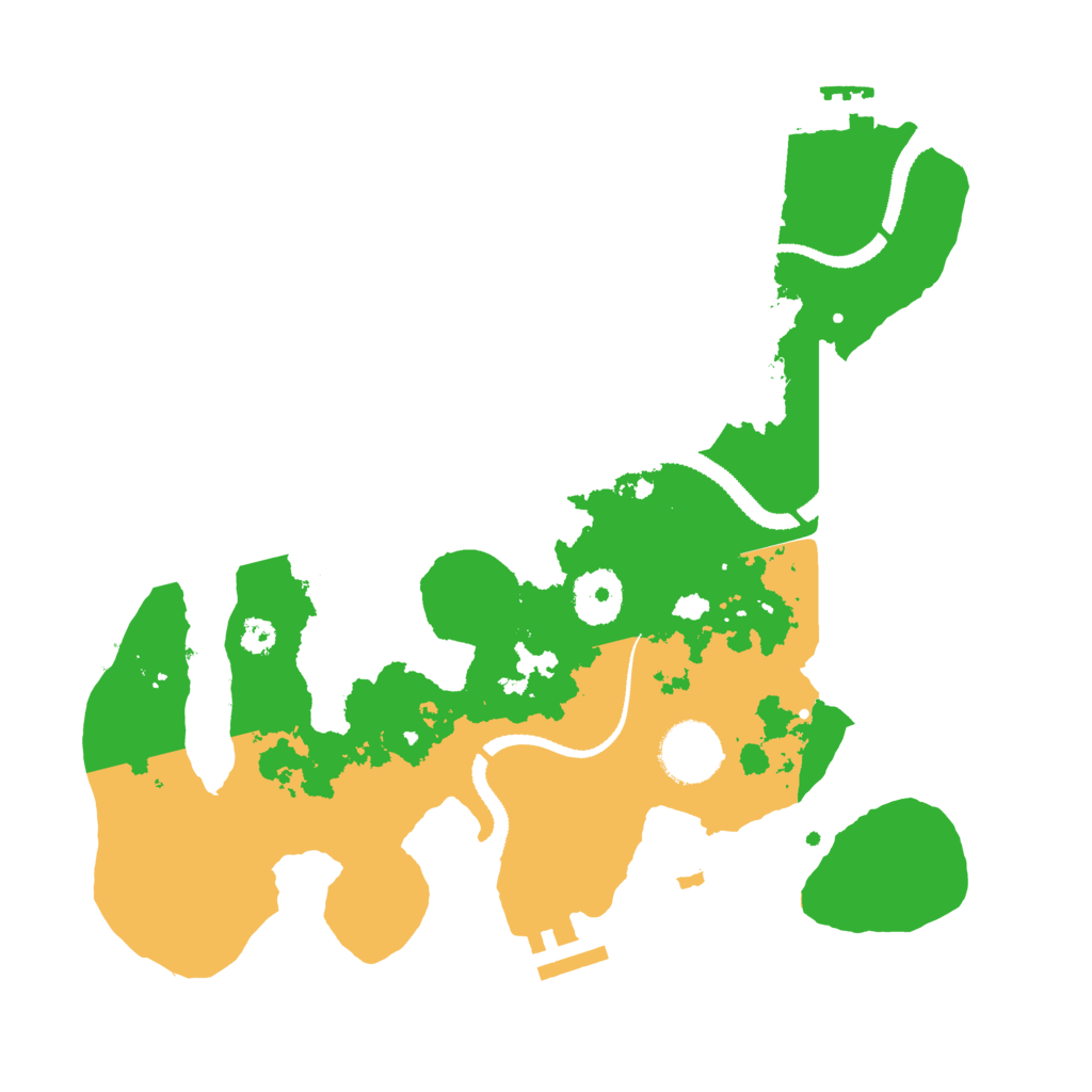 Biome Rust Map: Procedural Map, Size: 3100, Seed: 340812886