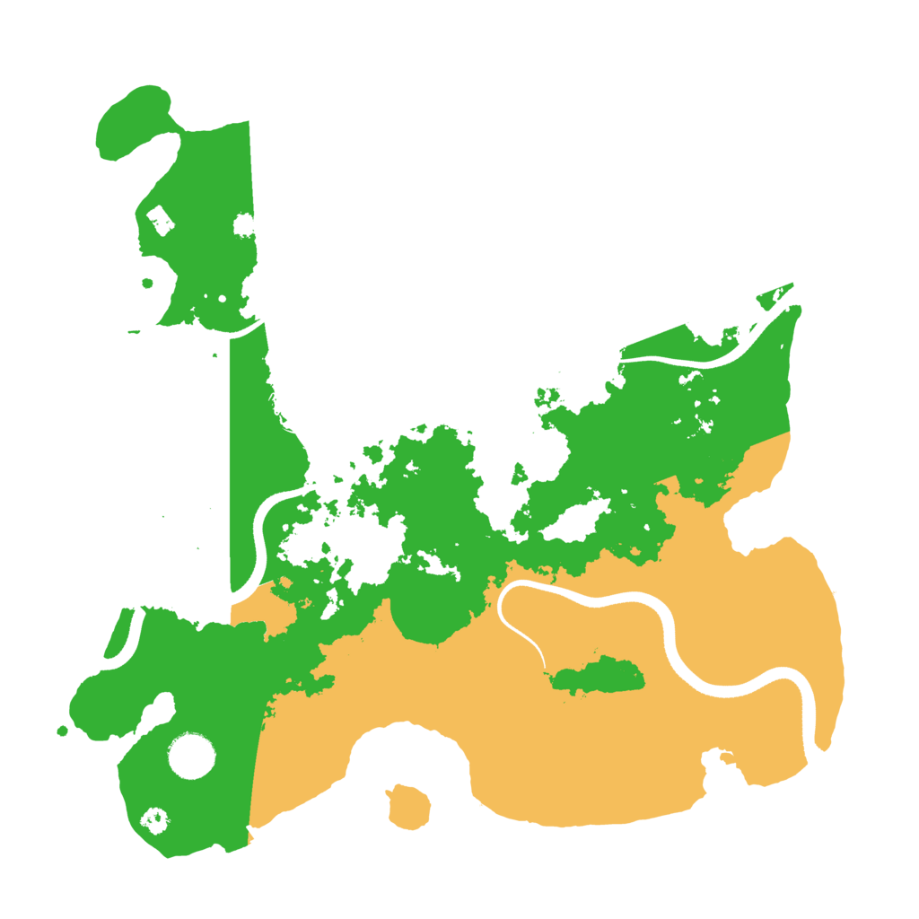 Biome Rust Map: Procedural Map, Size: 3500, Seed: 1685885357