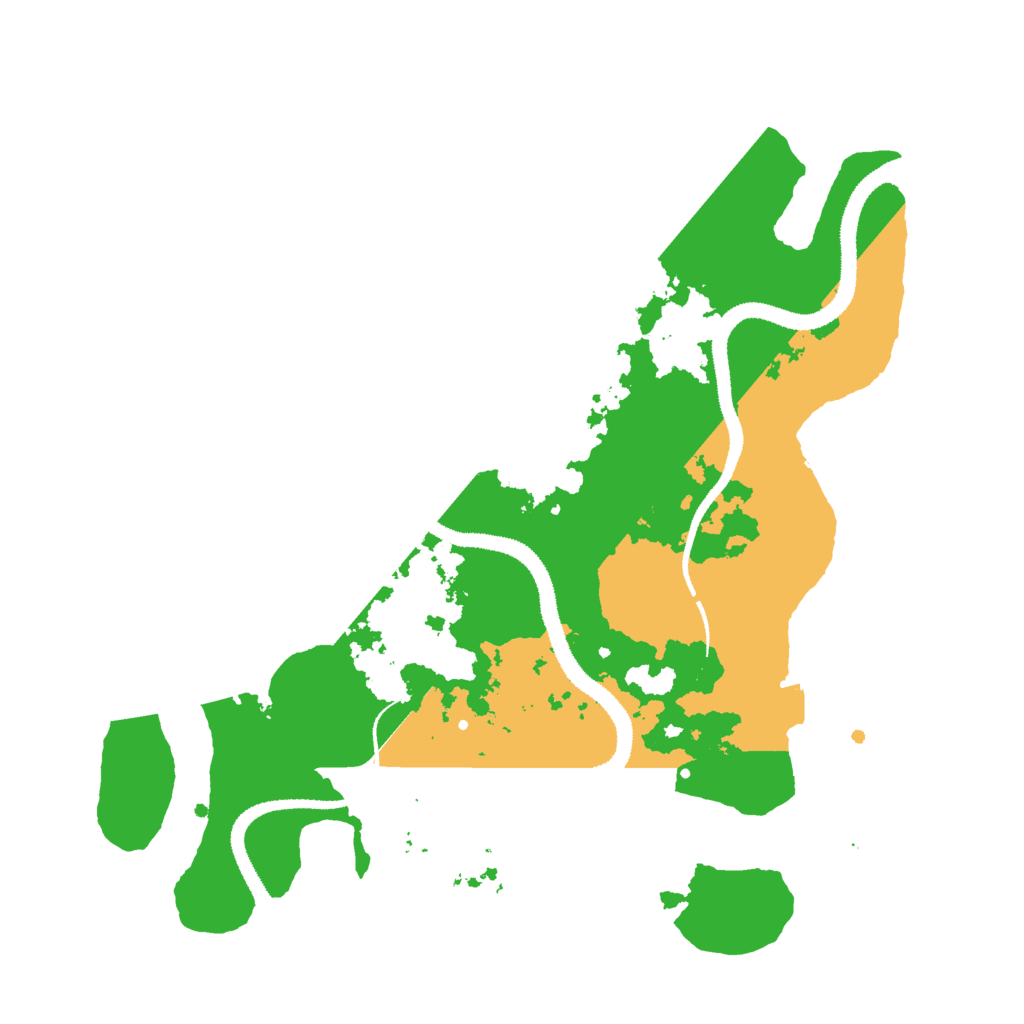 Biome Rust Map: Procedural Map, Size: 3000, Seed: 1156104763