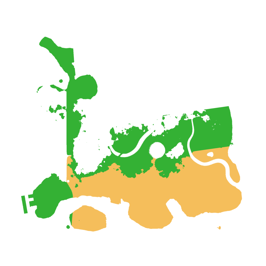 Biome Rust Map: Procedural Map, Size: 3000, Seed: 5072026