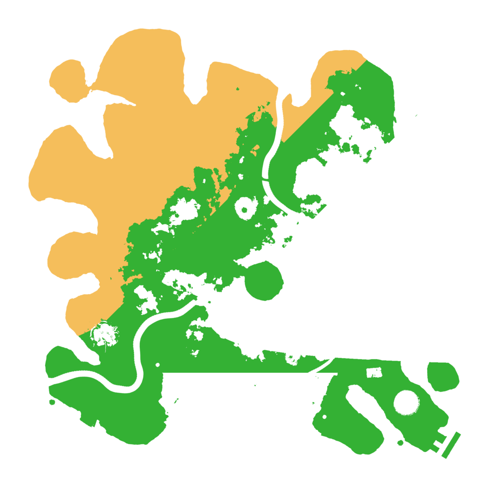 Biome Rust Map: Procedural Map, Size: 3500, Seed: 722992971