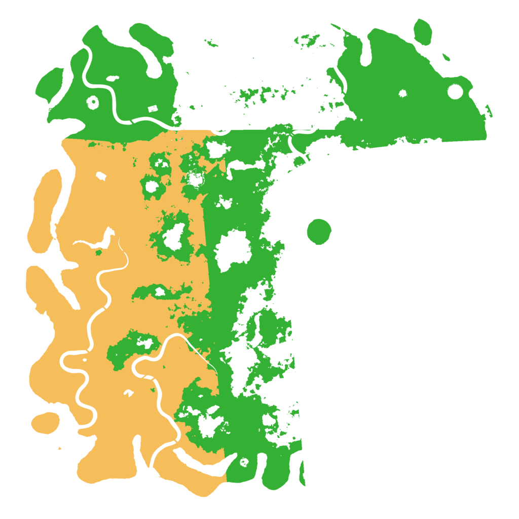 Biome Rust Map: Procedural Map, Size: 6000, Seed: 324453848