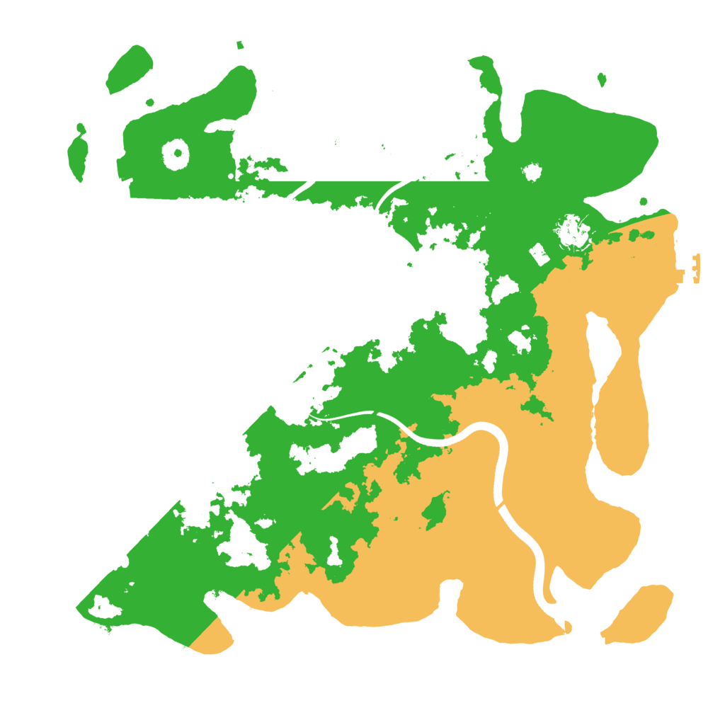 Biome Rust Map: Procedural Map, Size: 3700, Seed: 1755310469
