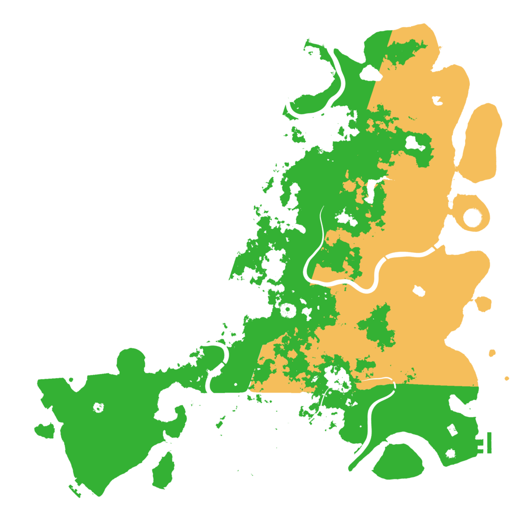 Biome Rust Map: Procedural Map, Size: 5000, Seed: 72827