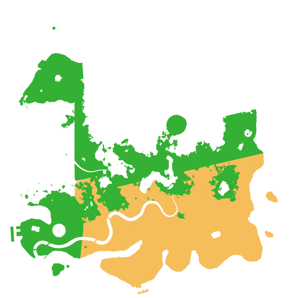 Biome Rust Map: Procedural Map, Size: 4000, Seed: 14319