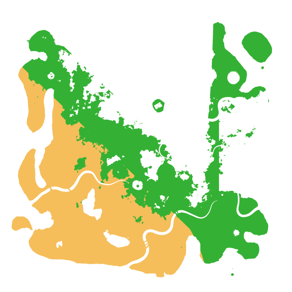 Biome Rust Map: Procedural Map, Size: 4300, Seed: 630300464