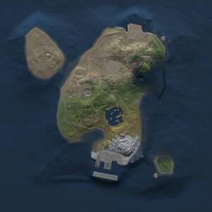Thumbnail Rust Map: Procedural Map, Size: 1750, Seed: 1595941741, 4 Monuments