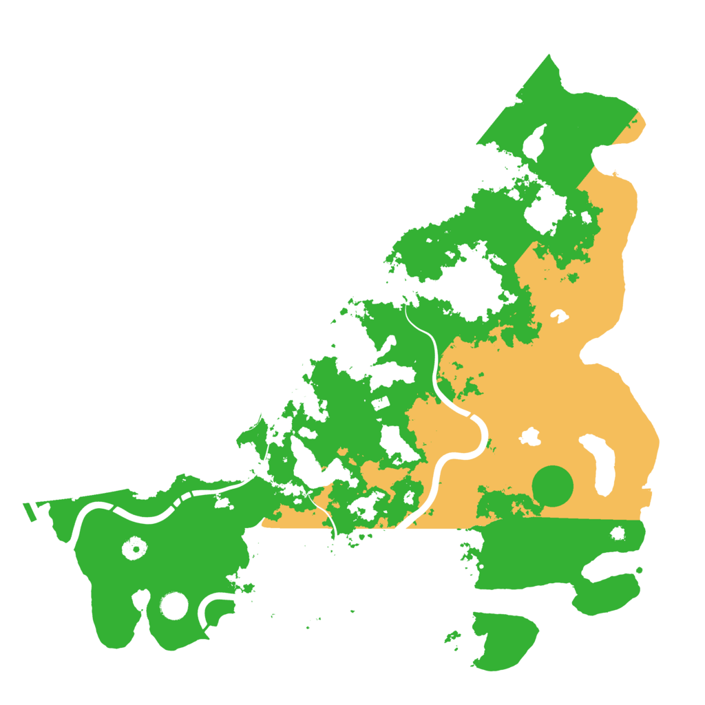 Biome Rust Map: Procedural Map, Size: 4500, Seed: 3425623