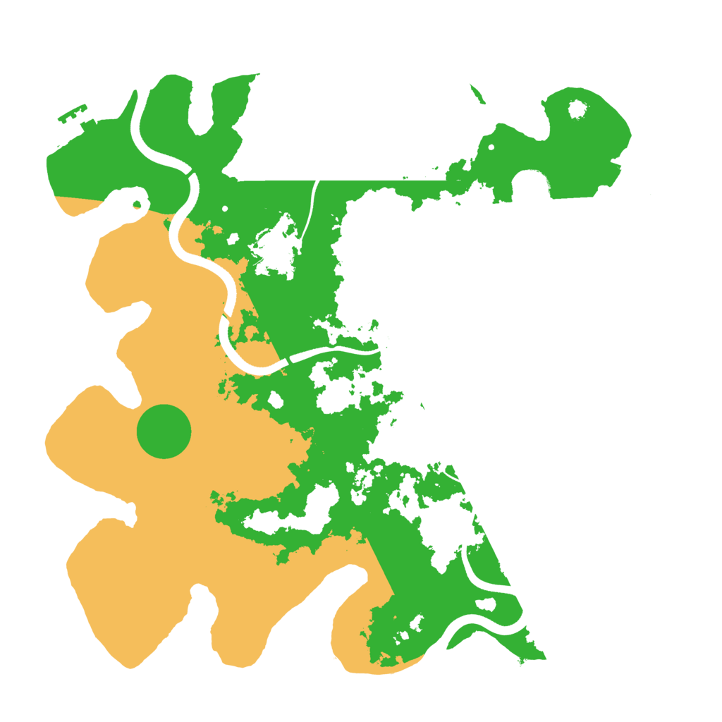 Biome Rust Map: Procedural Map, Size: 3500, Seed: 1144997505