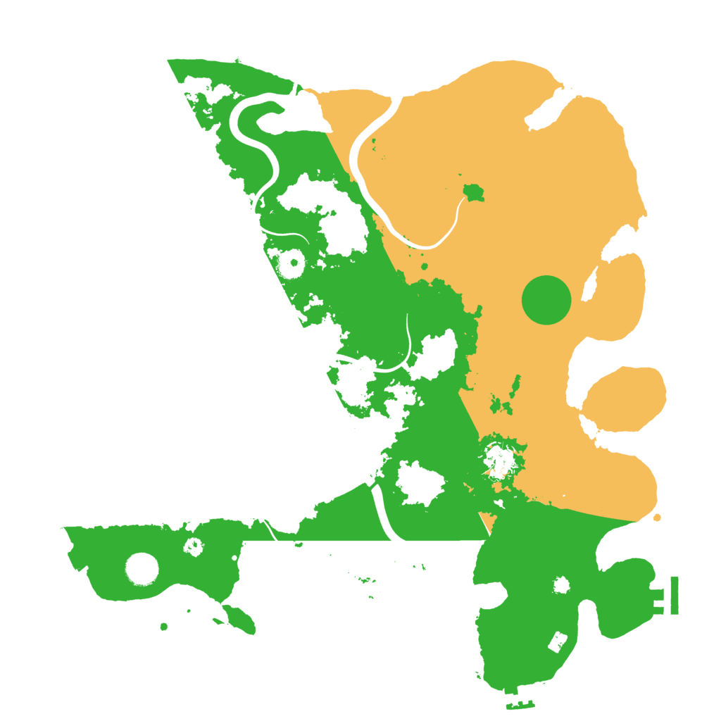 Biome Rust Map: Procedural Map, Size: 3850, Seed: 876816796