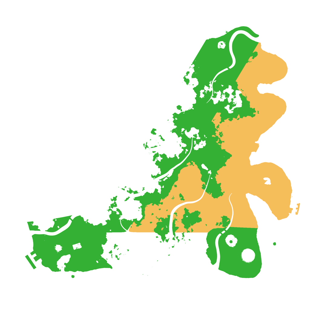 Biome Rust Map: Procedural Map, Size: 4000, Seed: 160359344