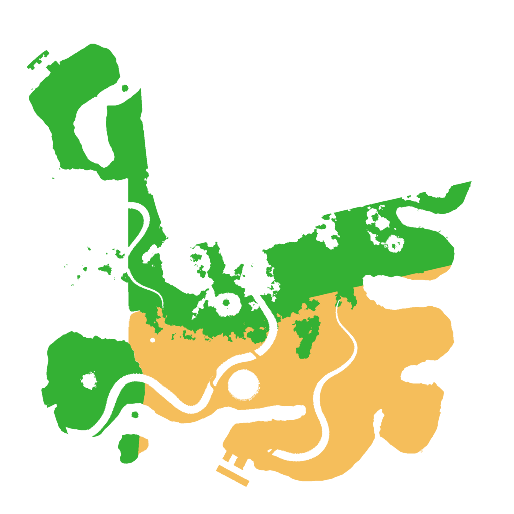 Biome Rust Map: Procedural Map, Size: 3000, Seed: 14319