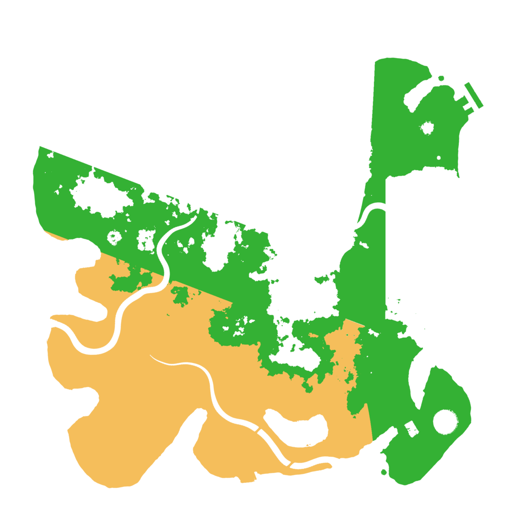 Biome Rust Map: Procedural Map, Size: 3699, Seed: 1794092057