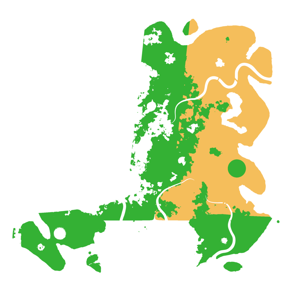 Biome Rust Map: Procedural Map, Size: 4300, Seed: 1563318923