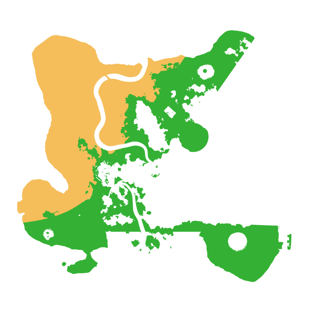 Biome Rust Map: Procedural Map, Size: 3000, Seed: 648247