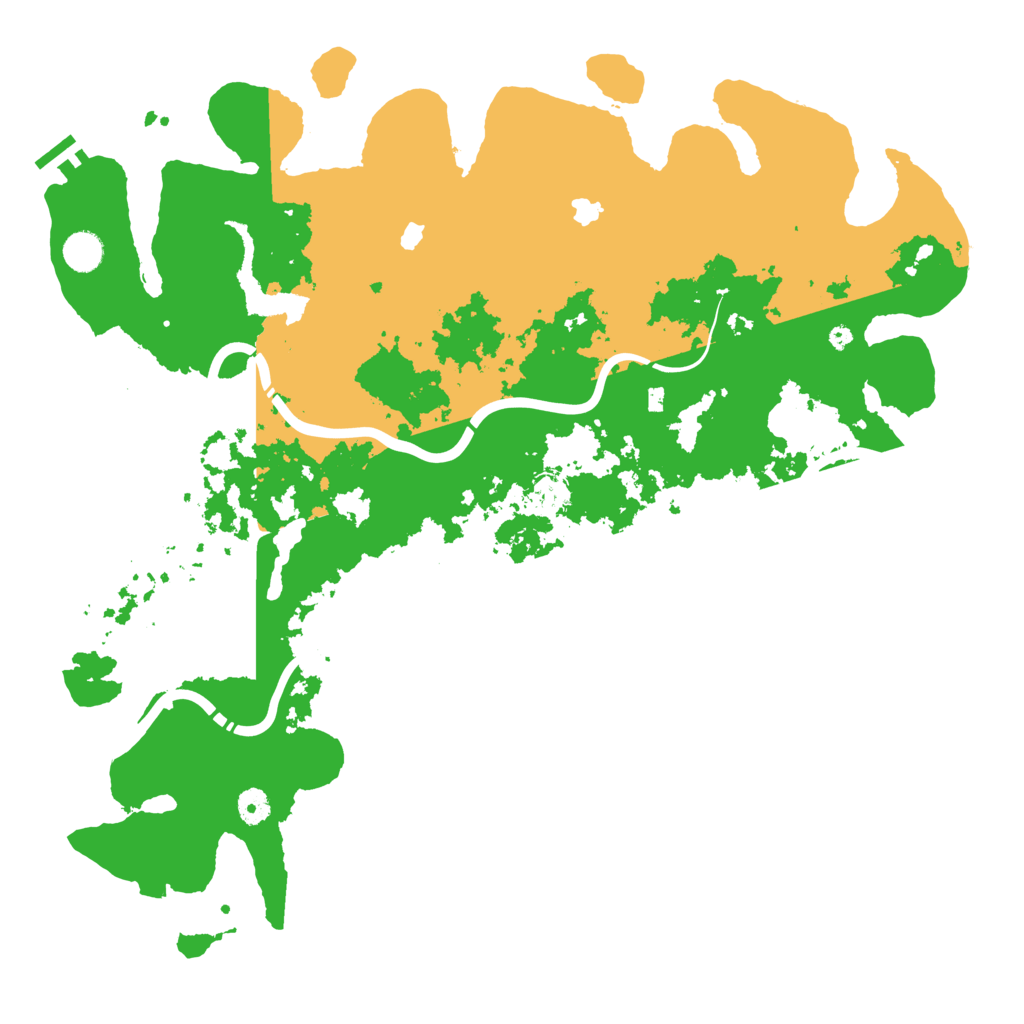 Biome Rust Map: Procedural Map, Size: 4500, Seed: 1791012271