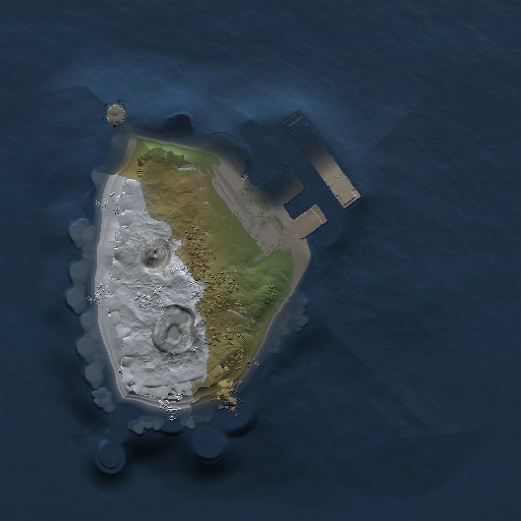 Rust Map: Procedural Map, Size: 1000, Seed: 806753797, 2 Monuments