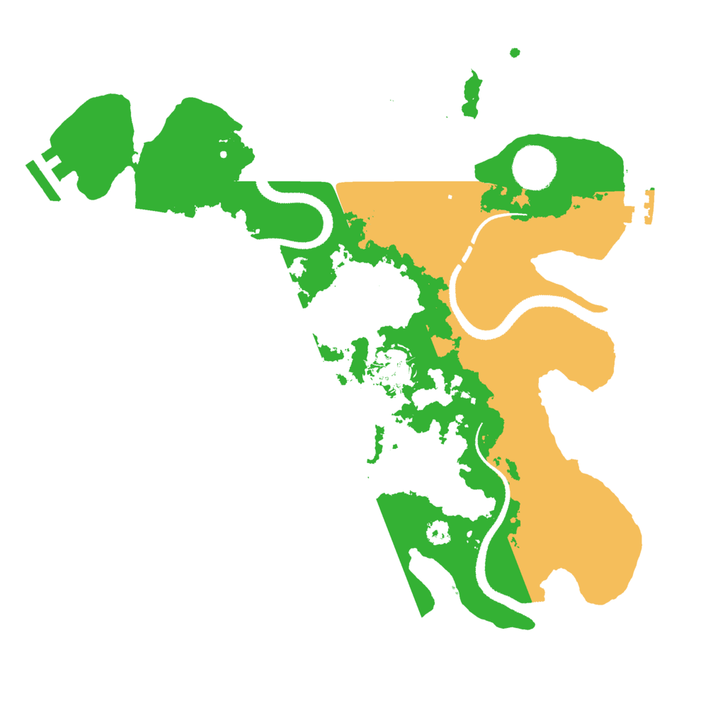 Biome Rust Map: Procedural Map, Size: 3000, Seed: 20260706