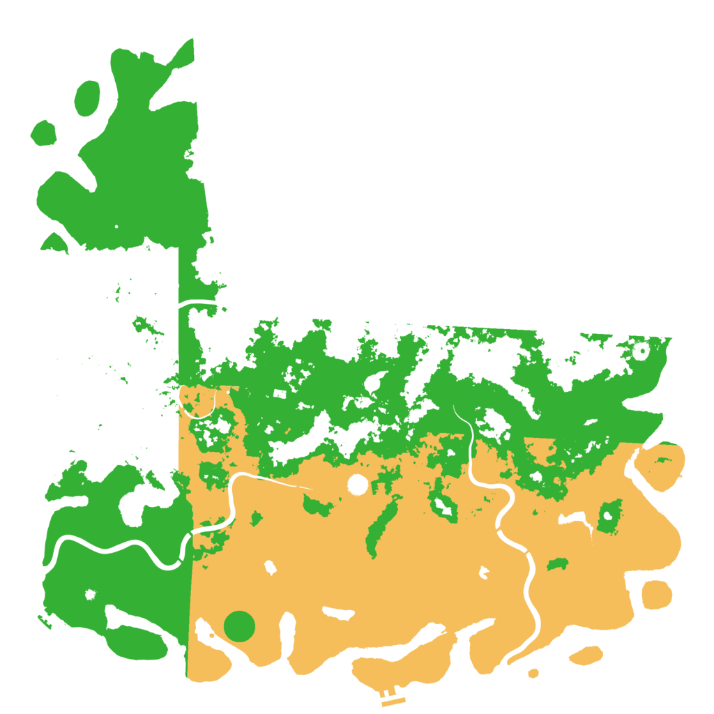 Biome Rust Map: Procedural Map, Size: 6000, Seed: 483266