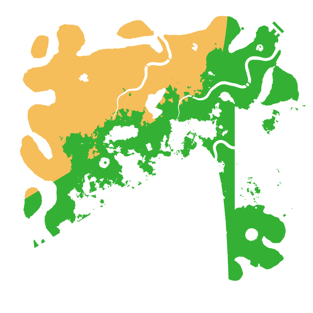 Biome Rust Map: Procedural Map, Size: 4500, Seed: 1858692570