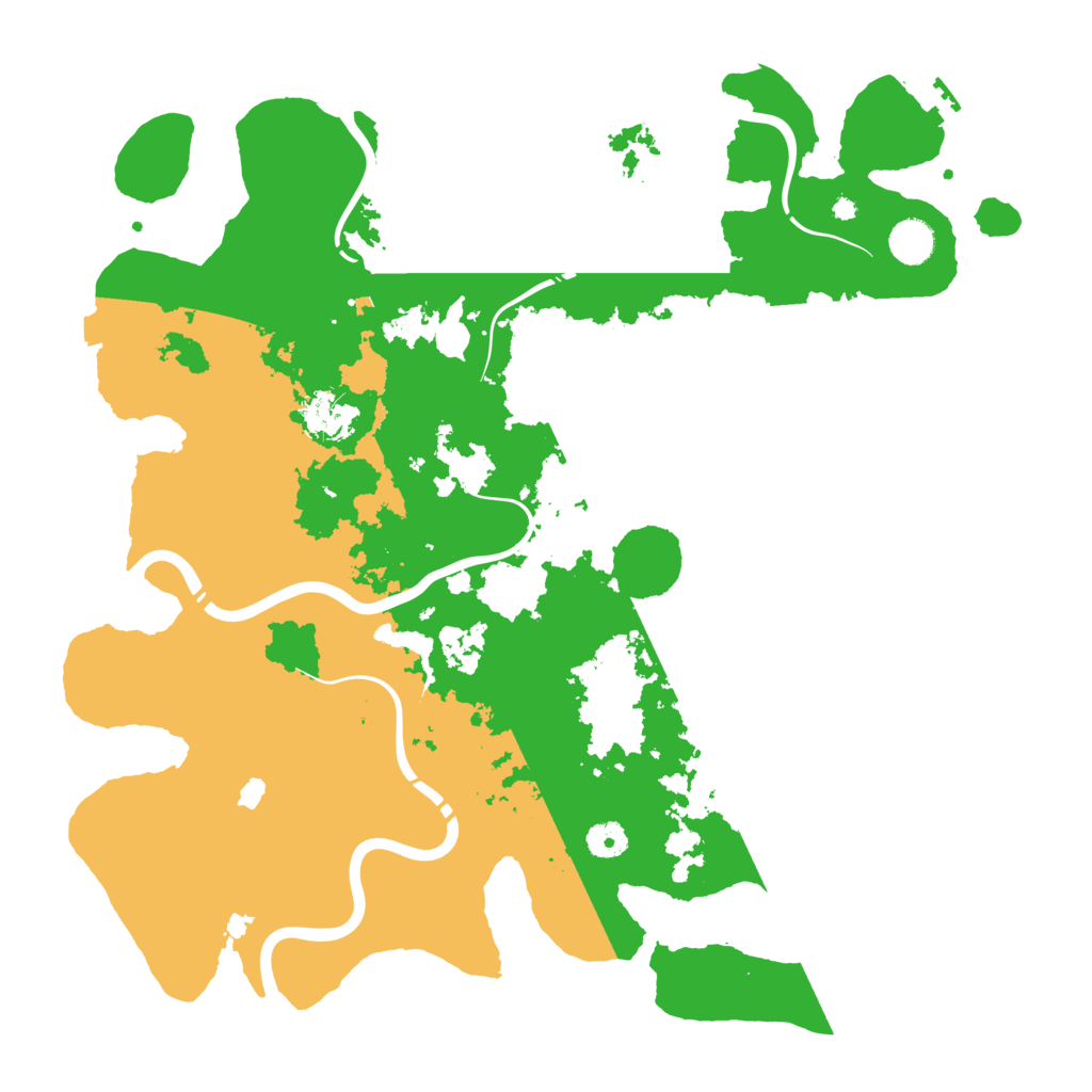 Biome Rust Map: Procedural Map, Size: 4250, Seed: 408457644