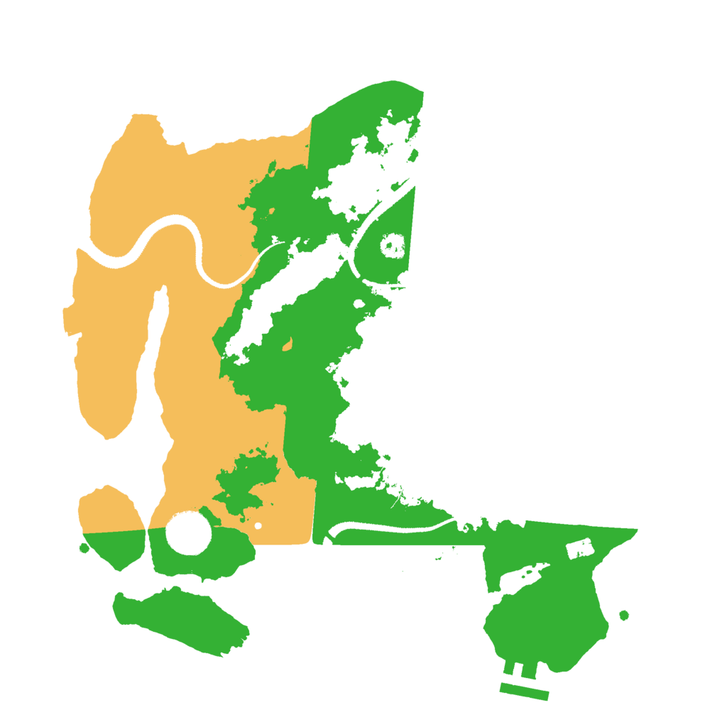 Biome Rust Map: Procedural Map, Size: 3000, Seed: 602711541