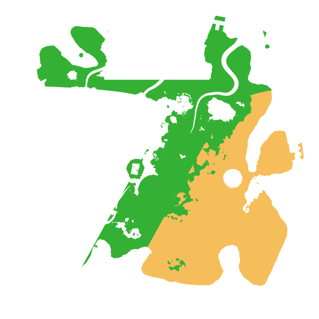 Biome Rust Map: Procedural Map, Size: 3000, Seed: 3214231