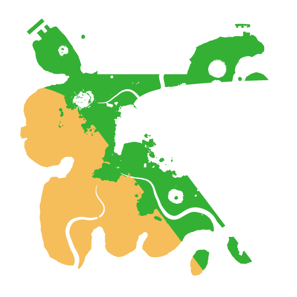 Biome Rust Map: Procedural Map, Size: 3000, Seed: 1590484923