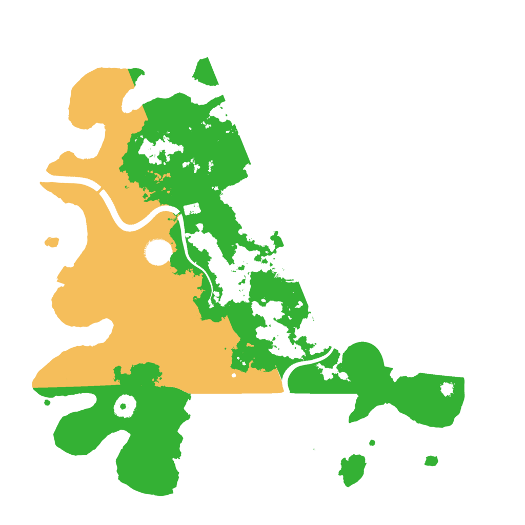 Biome Rust Map: Procedural Map, Size: 3500, Seed: 168637015