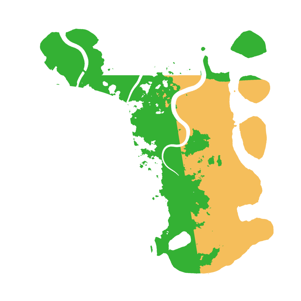 Biome Rust Map: Procedural Map, Size: 3000, Seed: 1798070515
