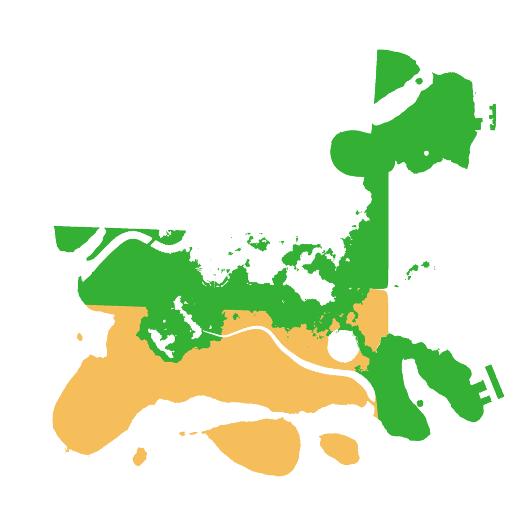 Biome Rust Map: Procedural Map, Size: 3000, Seed: 326361166