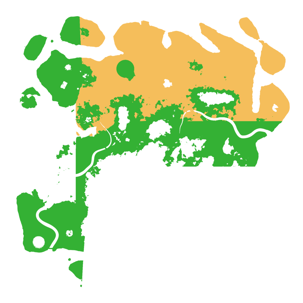 Biome Rust Map: Procedural Map, Size: 4500, Seed: 2137776503