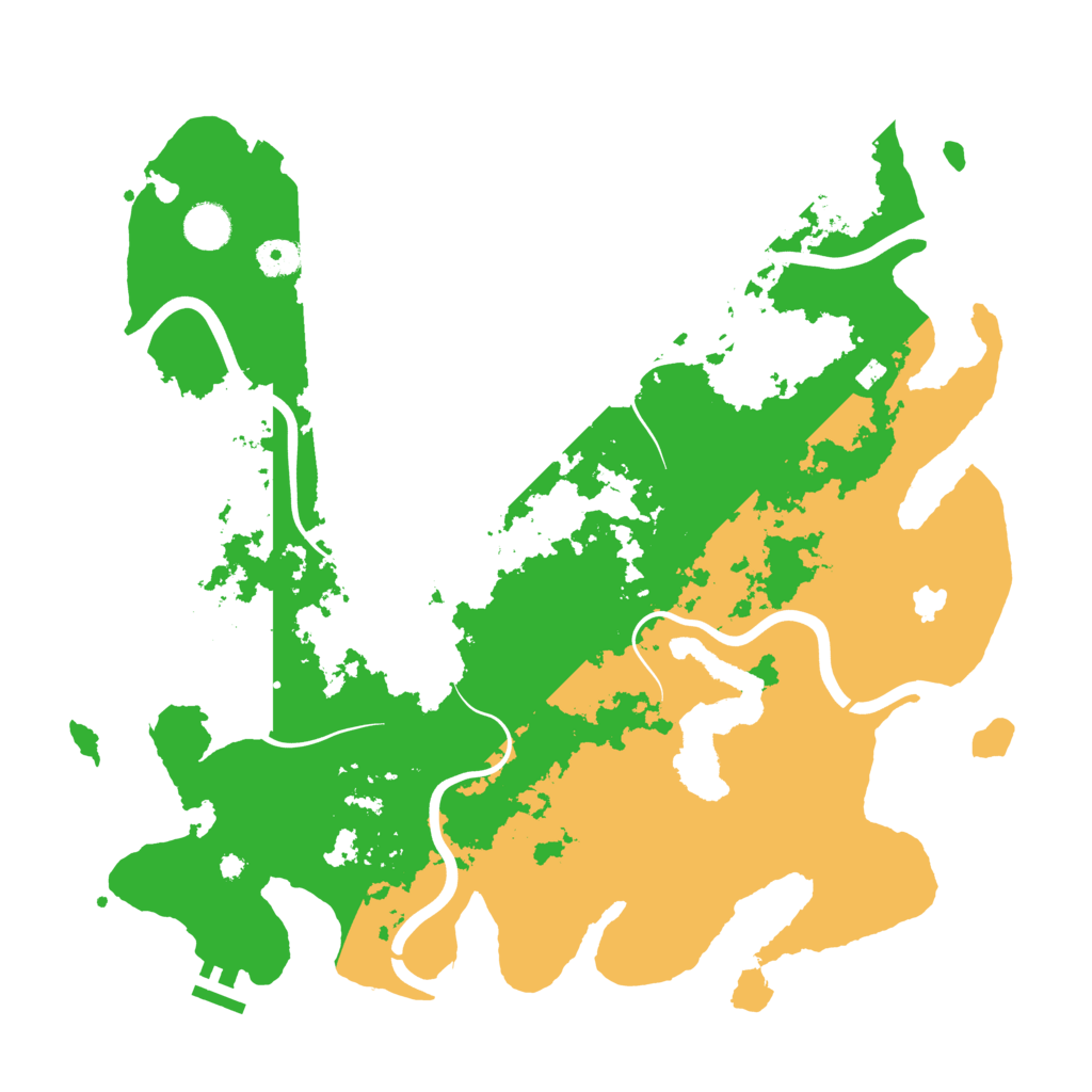 Biome Rust Map: Procedural Map, Size: 4050, Seed: 952394021