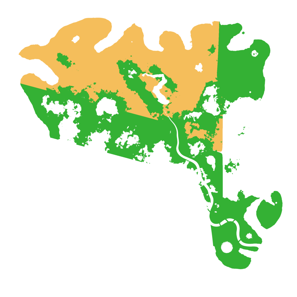 Biome Rust Map: Procedural Map, Size: 4600, Seed: 11335553