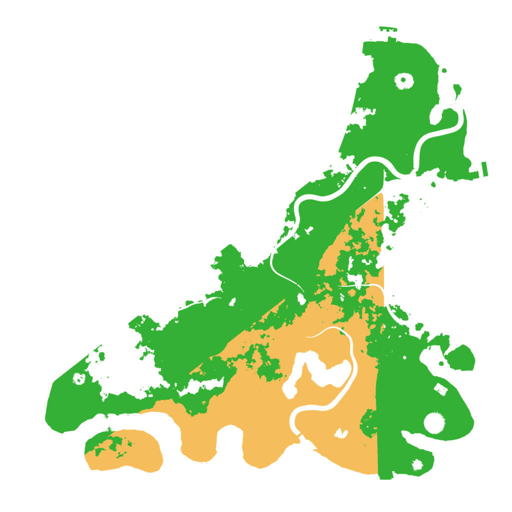 Biome Rust Map: Procedural Map, Size: 4300, Seed: 767937850