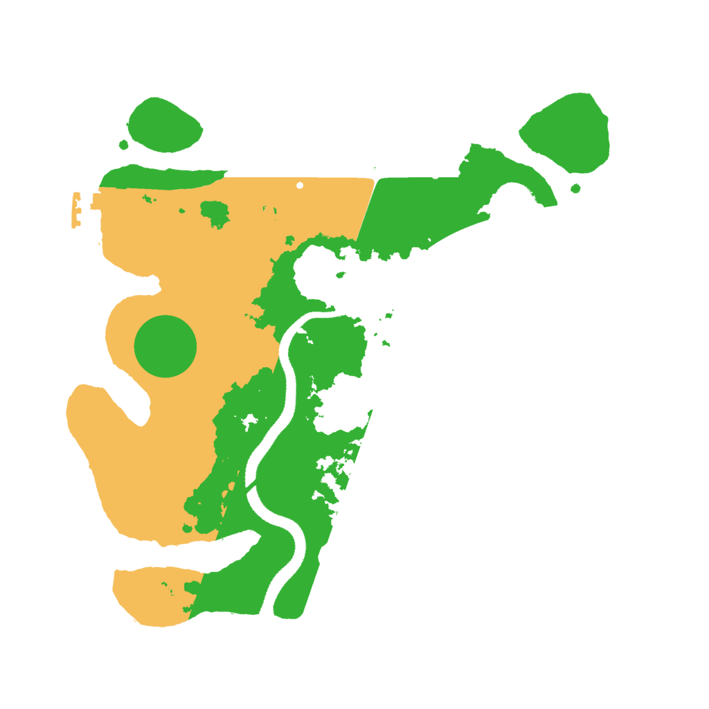 Biome Rust Map: Procedural Map, Size: 3000, Seed: 36678789
