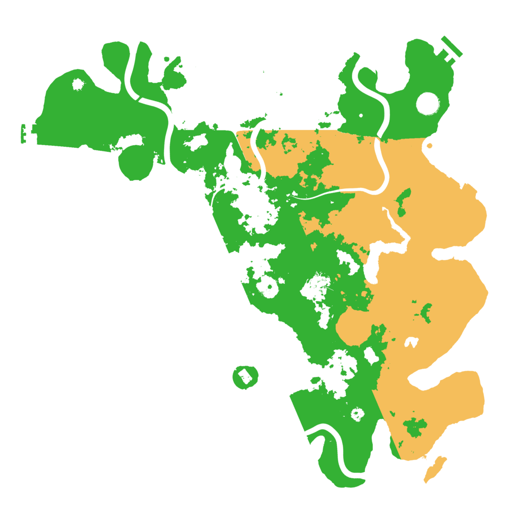 Biome Rust Map: Procedural Map, Size: 4000, Seed: 16748