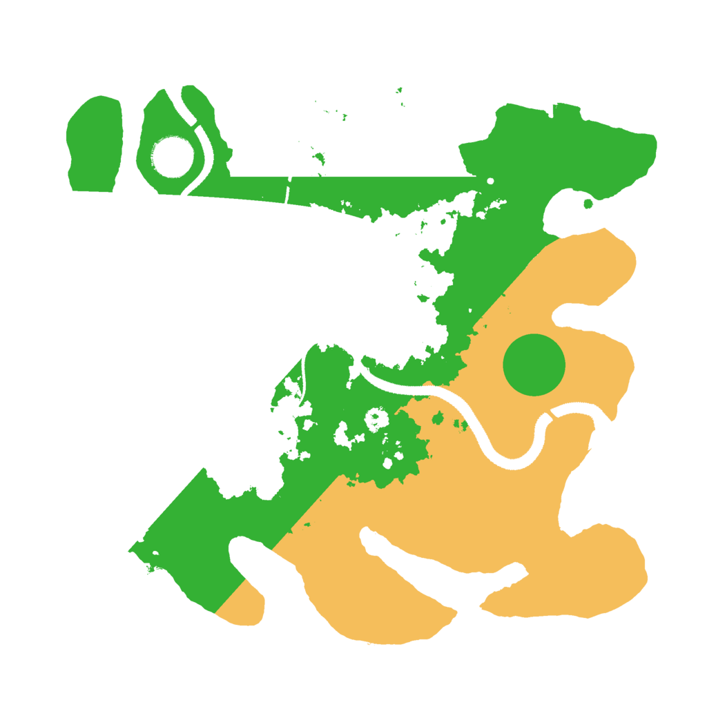 Biome Rust Map: Procedural Map, Size: 3000, Seed: 513593241