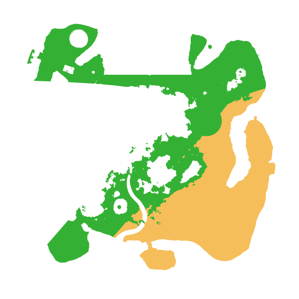 Biome Rust Map: Procedural Map, Size: 3000, Seed: 77659