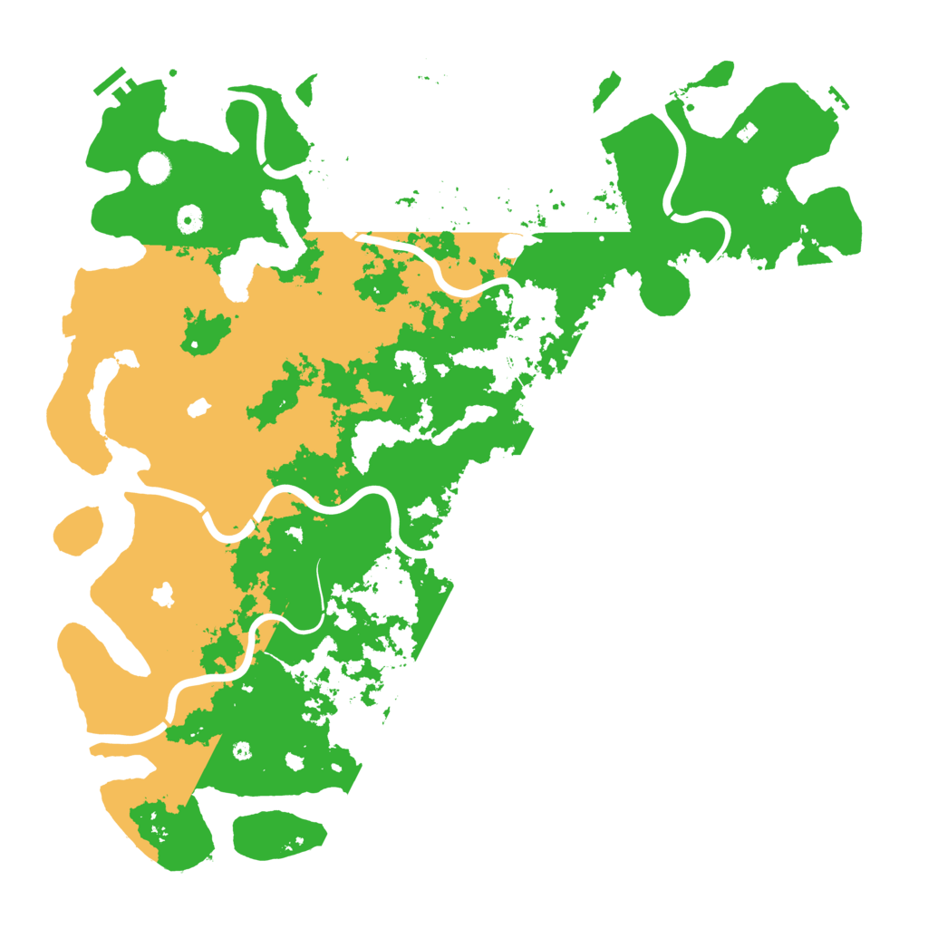 Biome Rust Map: Procedural Map, Size: 5000, Seed: 43778