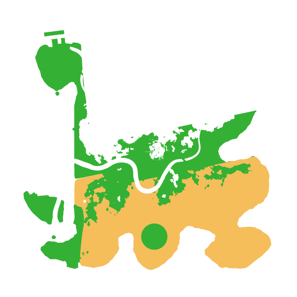Biome Rust Map: Procedural Map, Size: 3000, Seed: 1233412