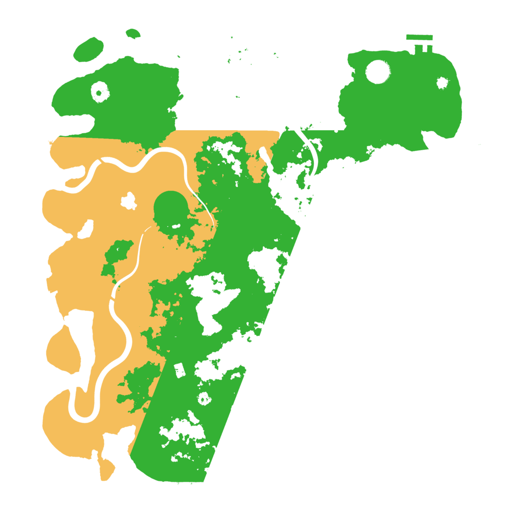 Biome Rust Map: Procedural Map, Size: 4000, Seed: 28335421