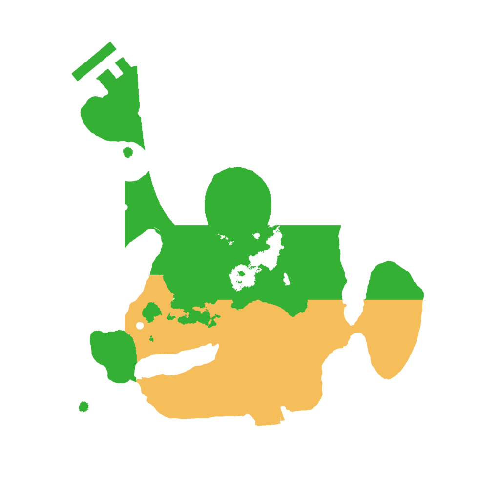 Biome Rust Map: Procedural Map, Size: 2000, Seed: 1024110101