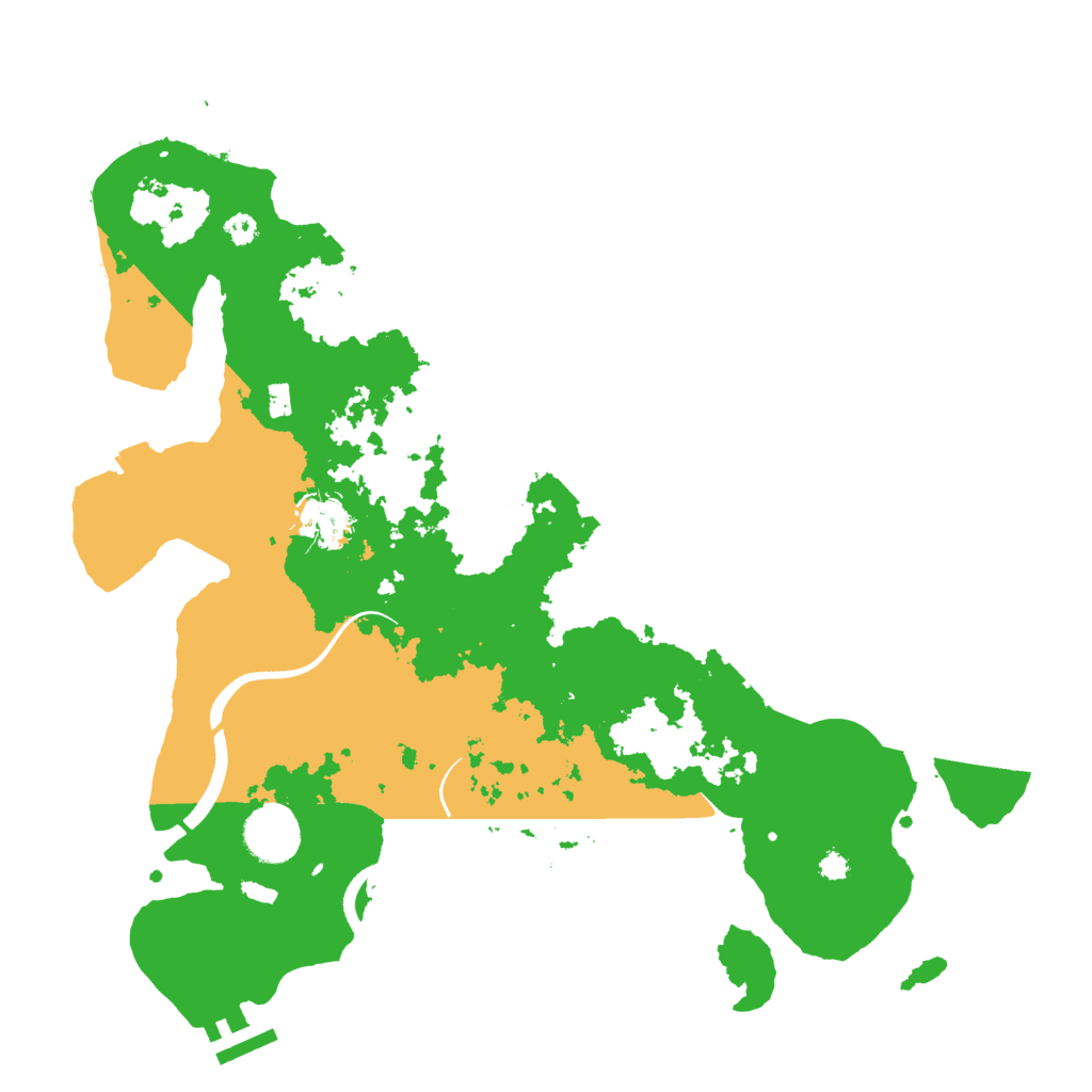 Biome Rust Map: Procedural Map, Size: 3500, Seed: 1360331266