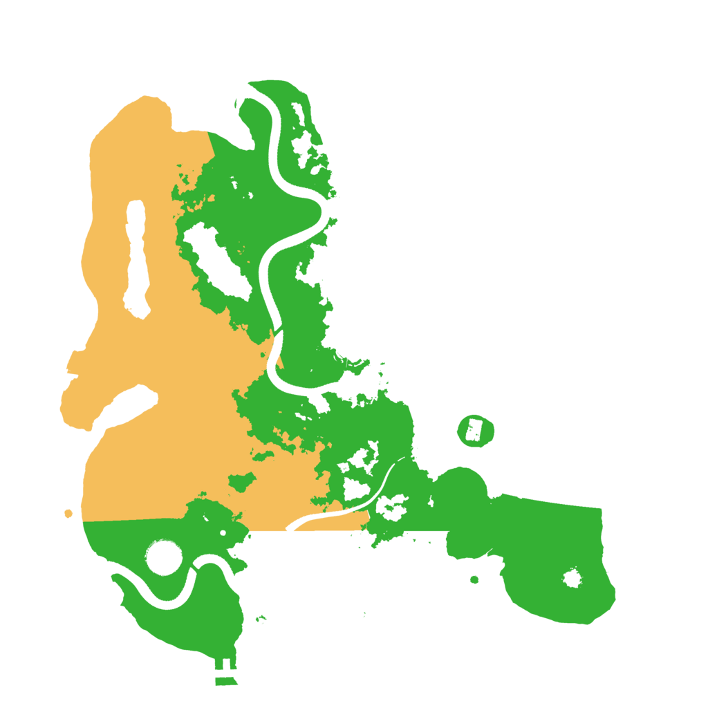 Biome Rust Map: Procedural Map, Size: 3500, Seed: 1772363470