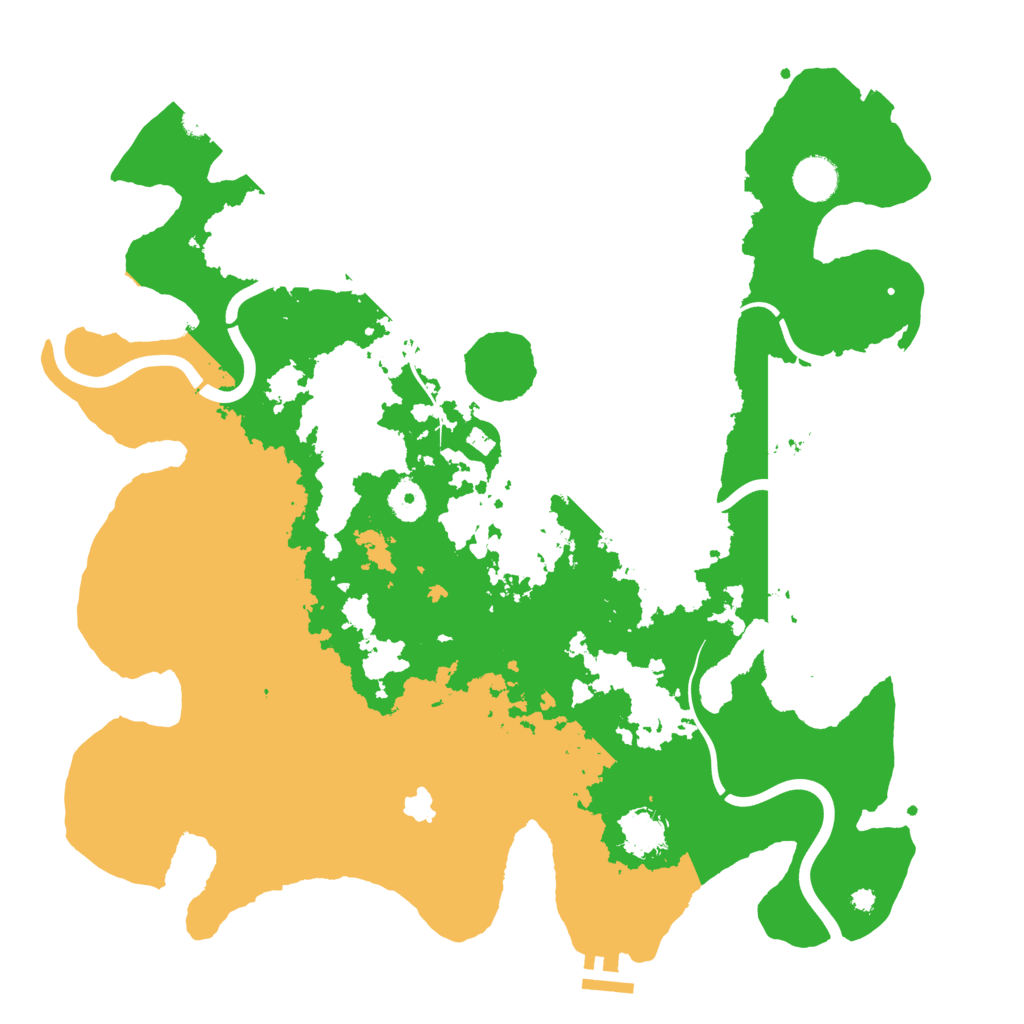 Biome Rust Map: Procedural Map, Size: 4000, Seed: 159852