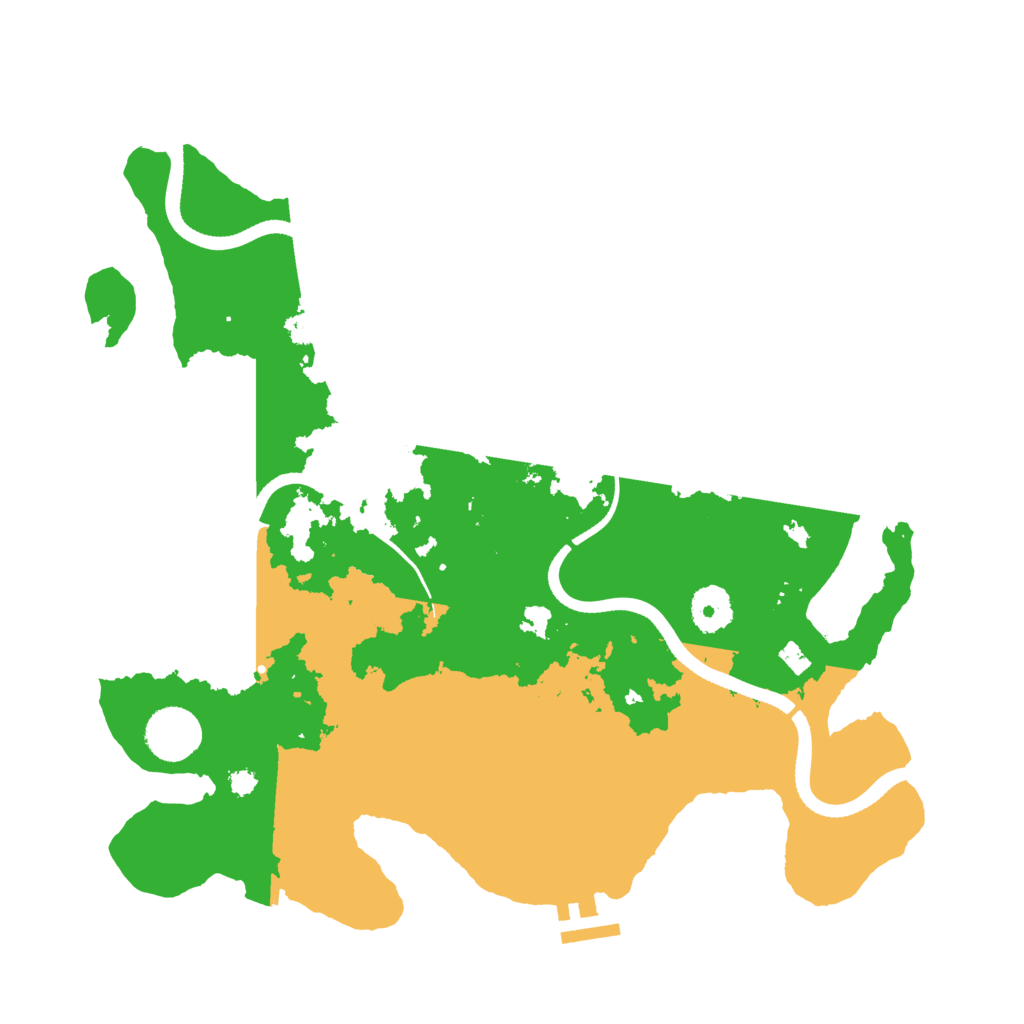 Biome Rust Map: Procedural Map, Size: 3500, Seed: 1781256870