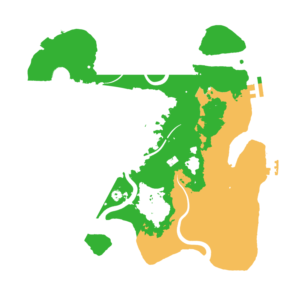 Biome Rust Map: Procedural Map, Size: 3000, Seed: 2289