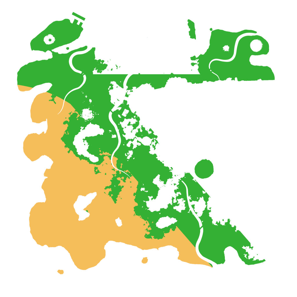 Biome Rust Map: Procedural Map, Size: 4300, Seed: 2103218602