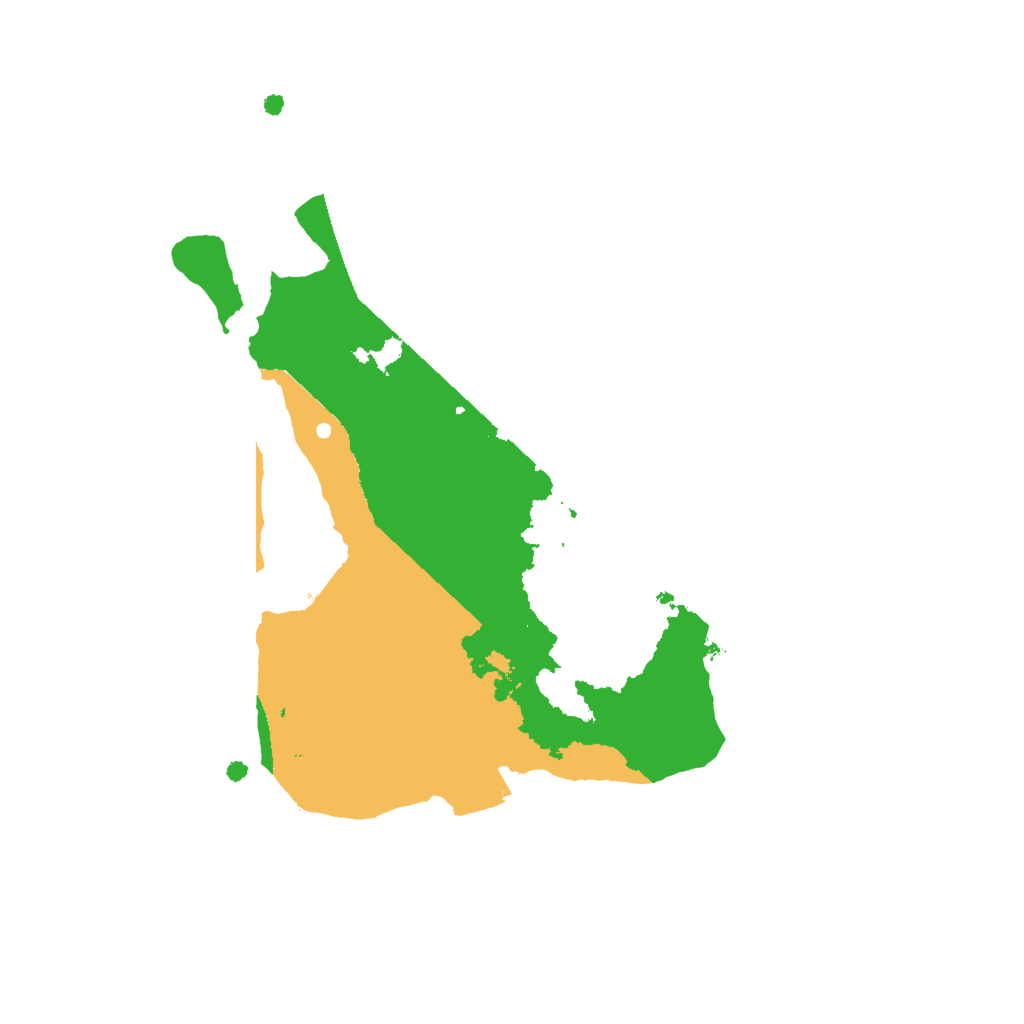 Biome Rust Map: Procedural Map, Size: 2000, Seed: 685478856